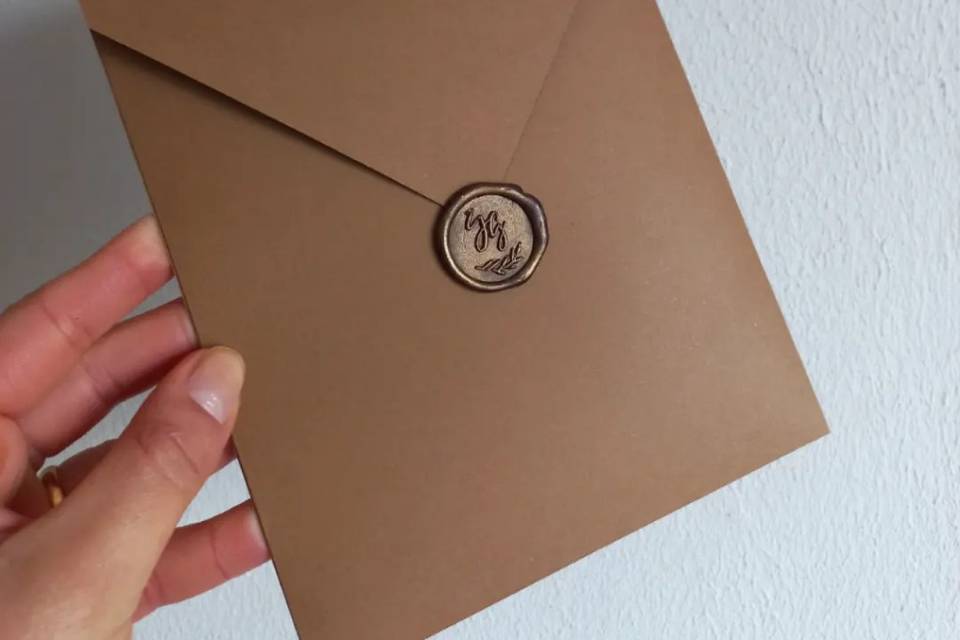 Convite envelope vertical