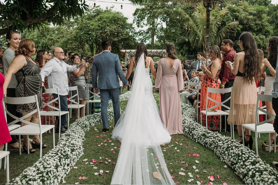 Casamento ao ar livre