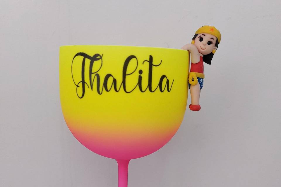 Taça gin bicolor personalizado