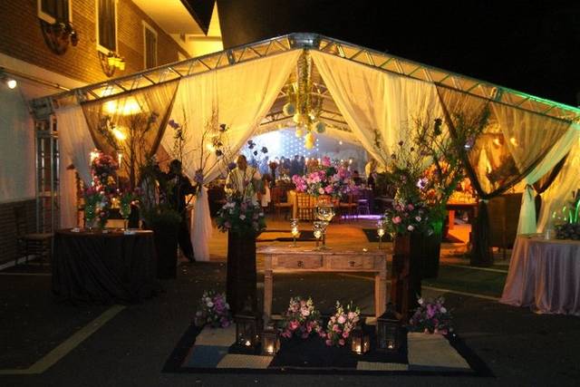 Decoração com flores