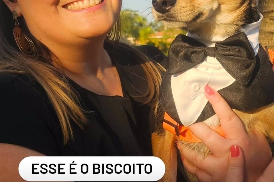 O lindo Biscoito no casamento