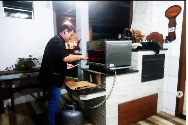 Forno movel à gás