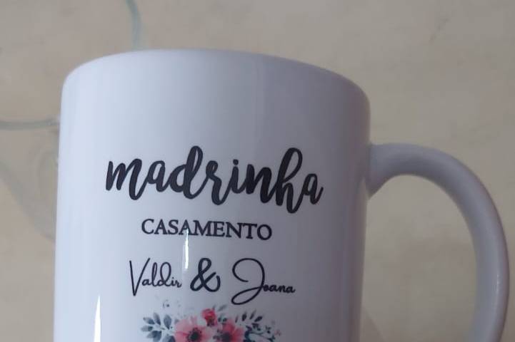 Caneca Branca Madrinha