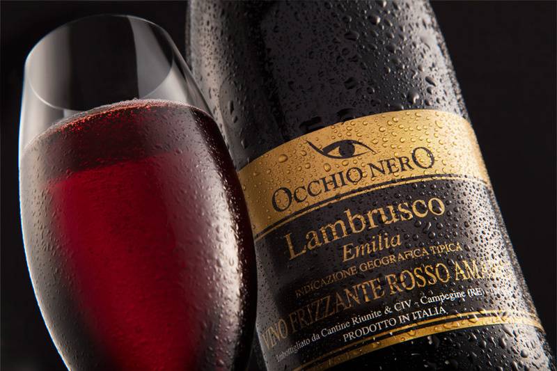 Vinho Lambrusco Occhio Nero Rosso