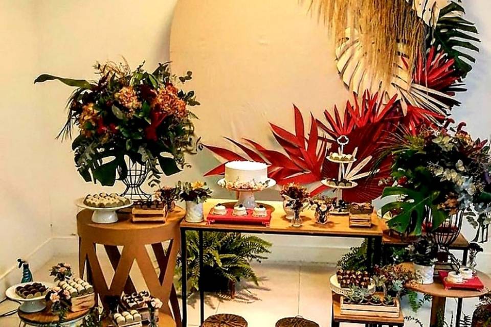 Mesa do bolo