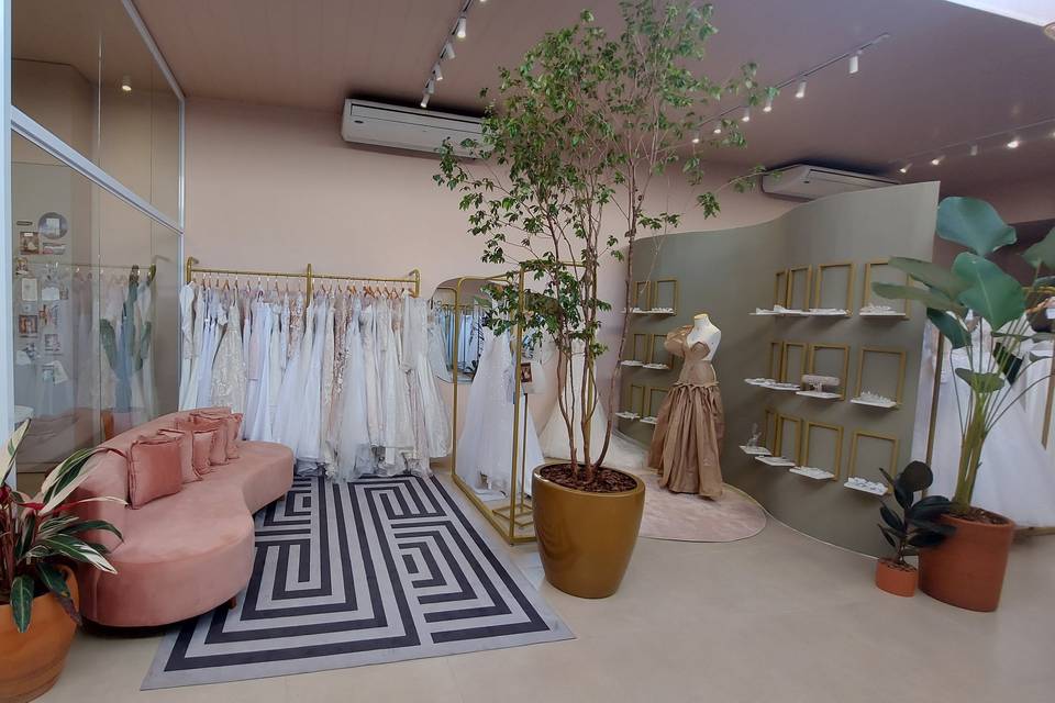 Sala de vestidos de noiva