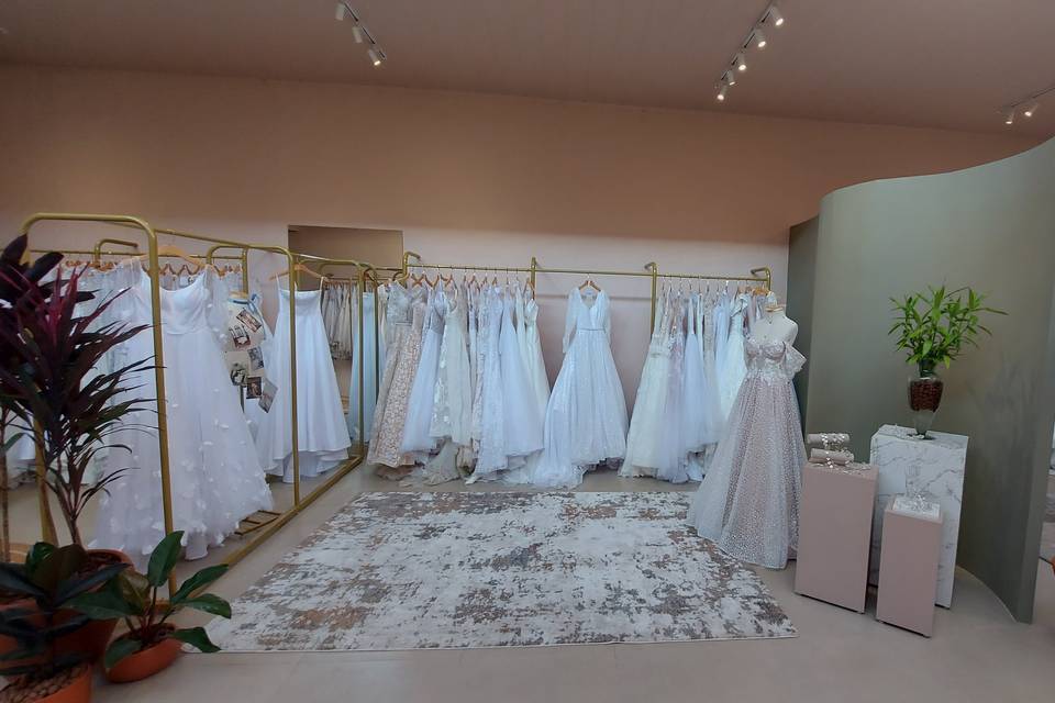 Sala dos vestidos de noiva