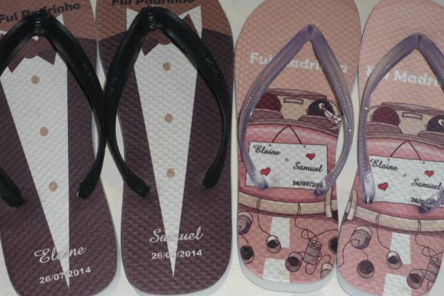 Chinelos personalizados