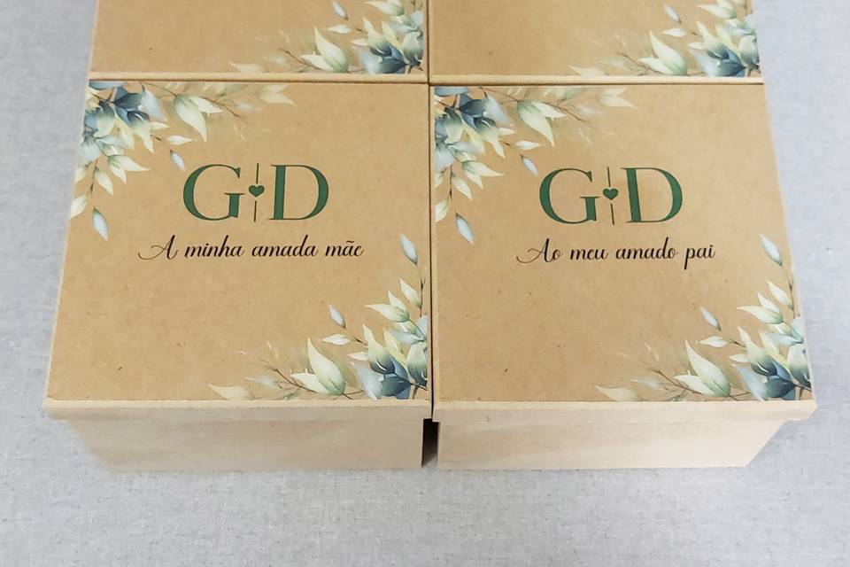 Caixa personalizada MDF