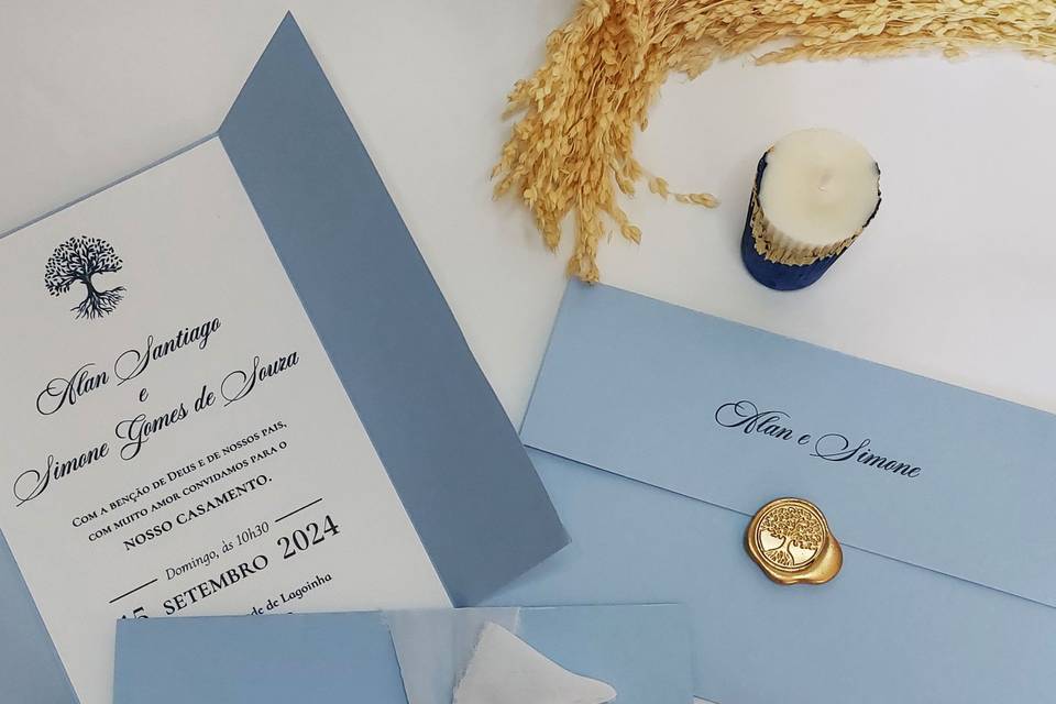 Convite de casamento