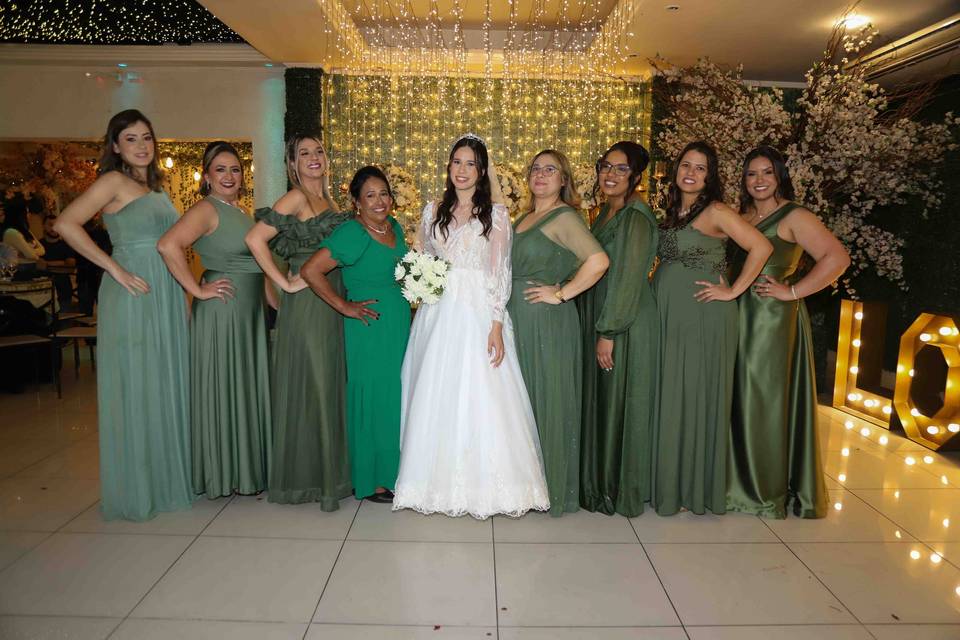 Fotos com padrinhos/madrinhas