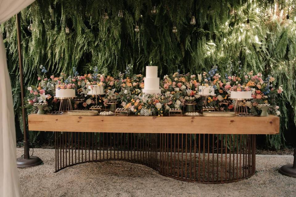 Mesa de Doces Jardim Vertical