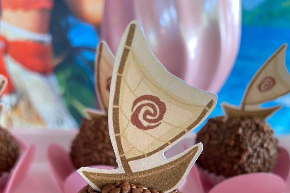 Brigadeirão com Morango