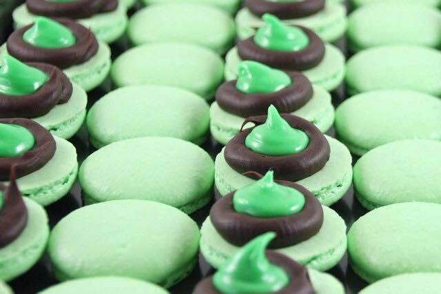 Sabor menta com chocolate