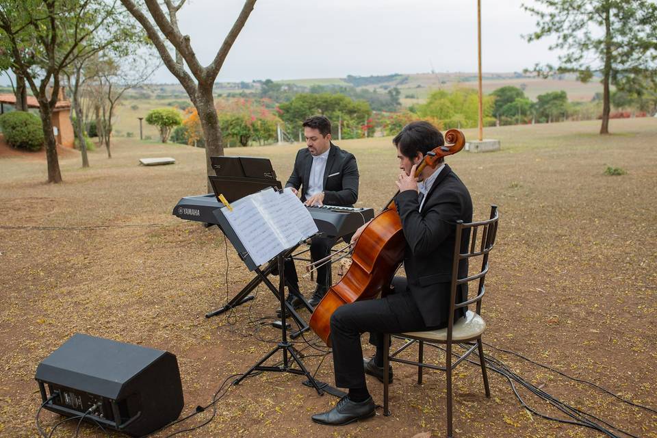 Casamento ao ar livre