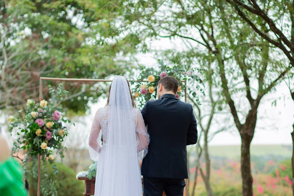 Casamento ao ar livre