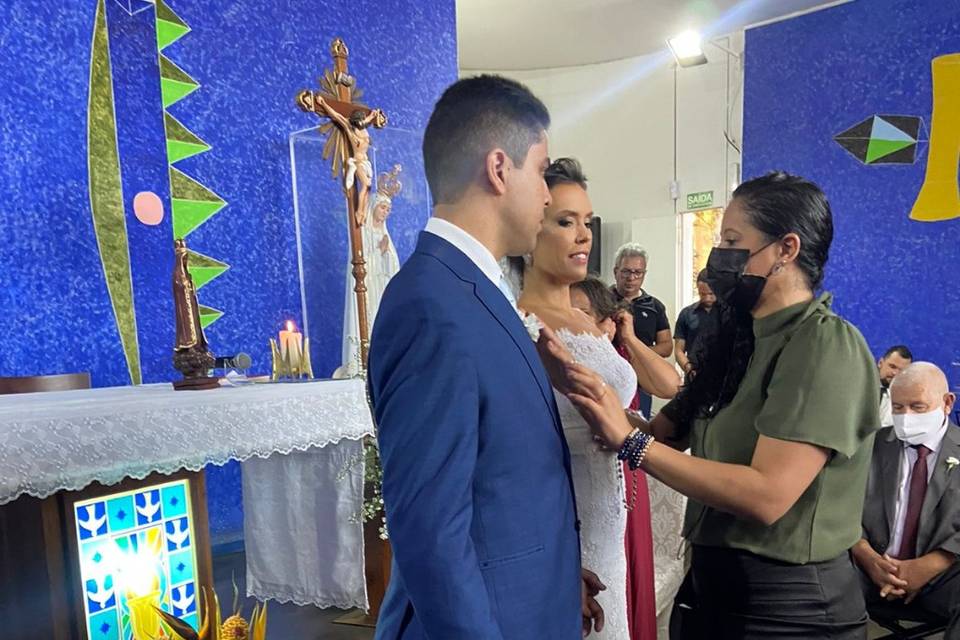 Fotos no altar!