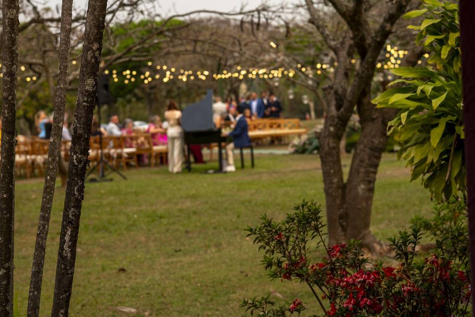 Casamento ao ar livre