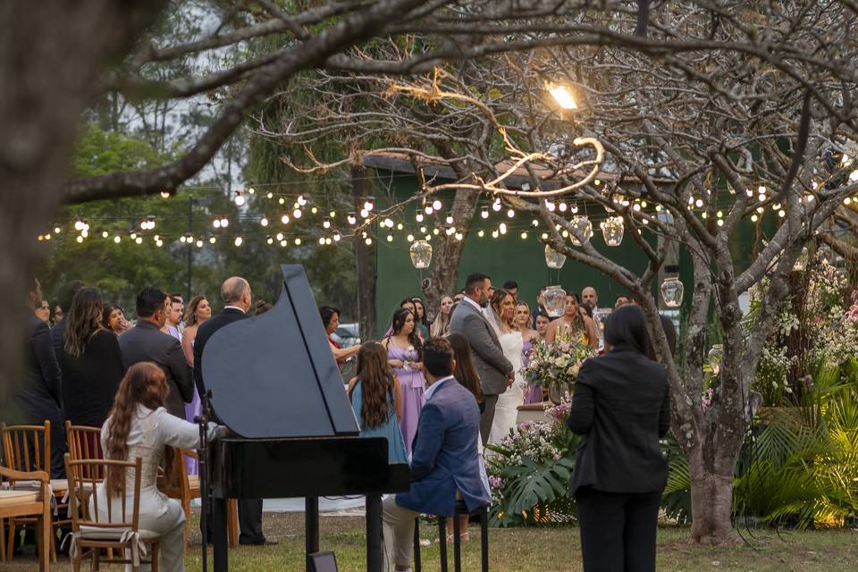 Casamento ao ar livre