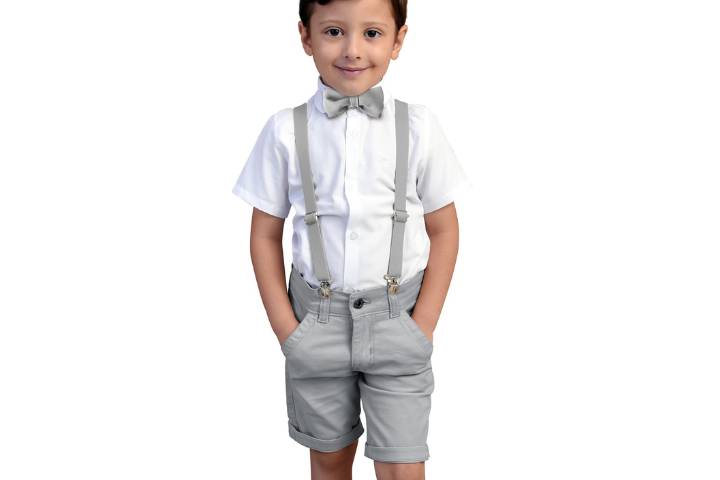 Conjunto Pajem Cinza