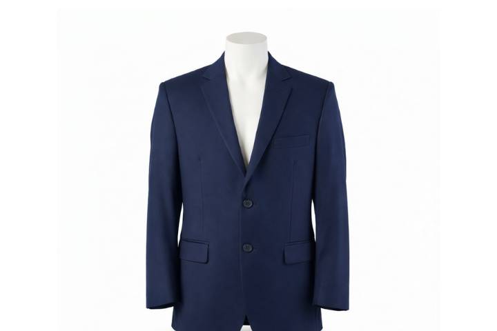 Blazer Oxford Azul Marinho