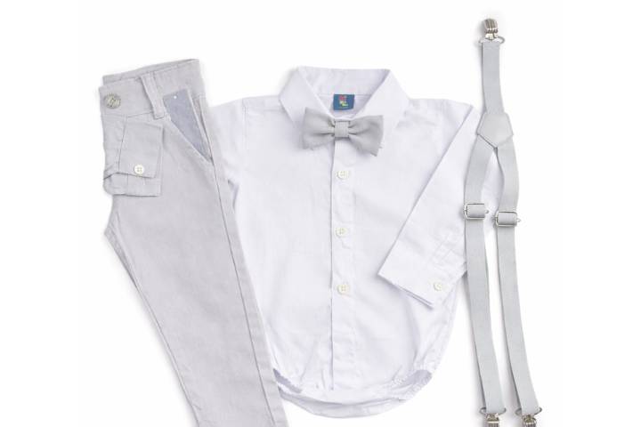 Conjunto Pajem Cinza