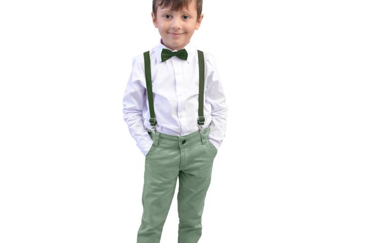 Conjunto Pajem Verde Oliva