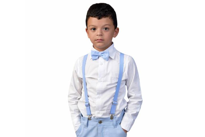 Conjunto Pajem Azul Bebê