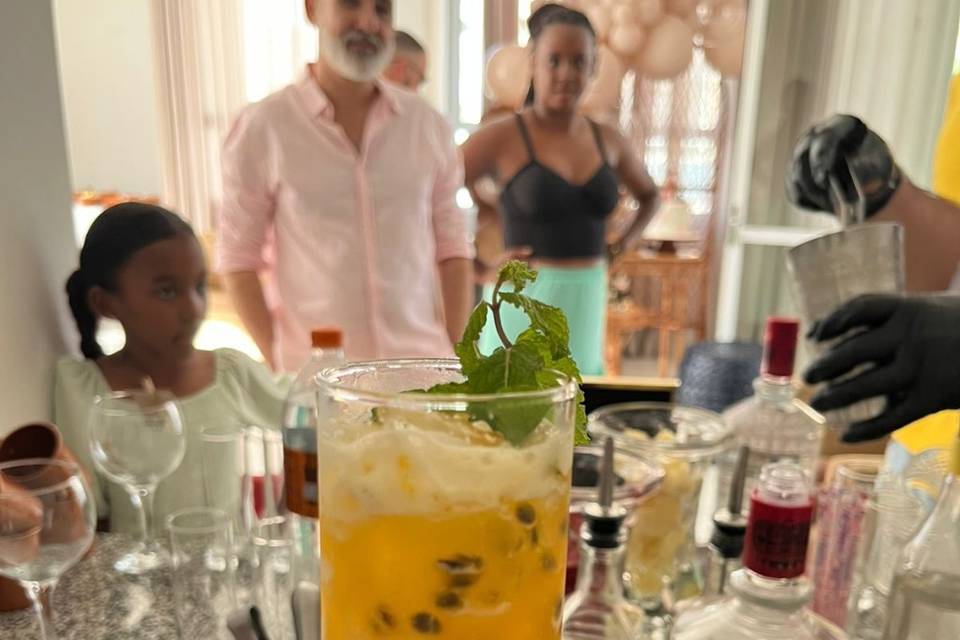 Caipirinha de maracujá