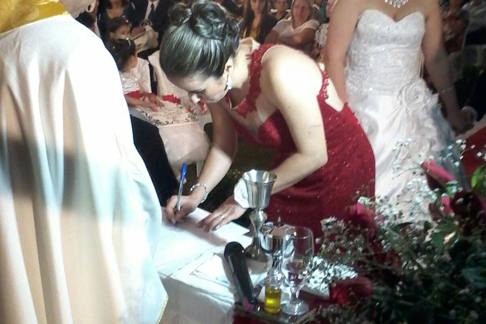 Casamento ao ar livre