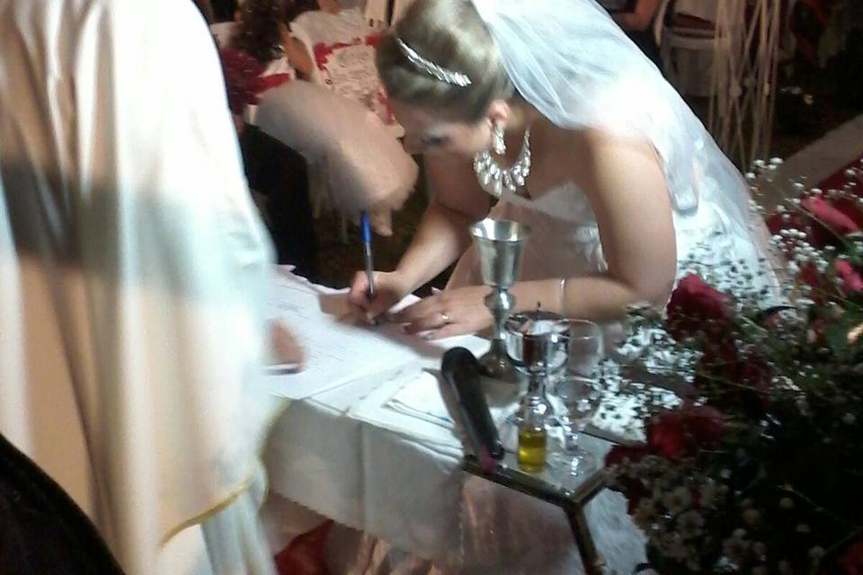 Casamento ao ar livre