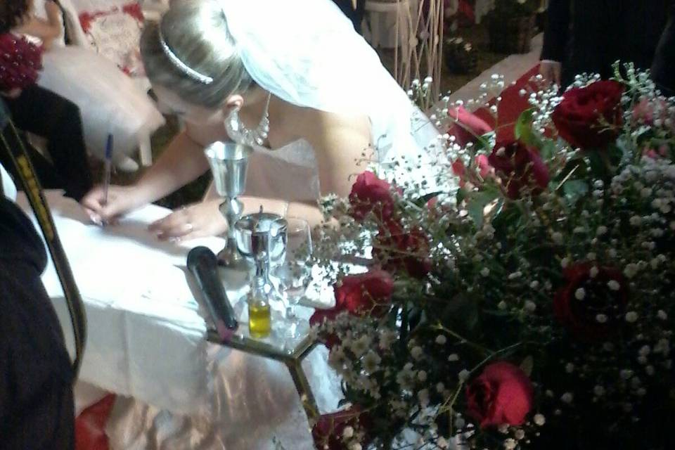 Casamento ao ar livre