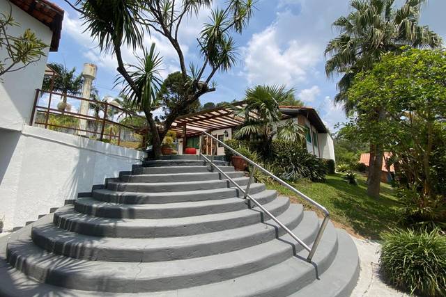 Área externa, piscina
