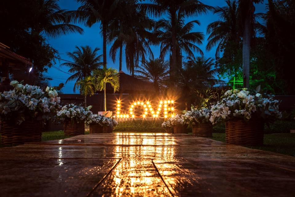 Teve chuva de amor!